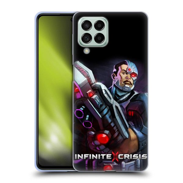 Infinite Crisis Characters Cyborg Soft Gel Case for Samsung Galaxy M53 (2022)