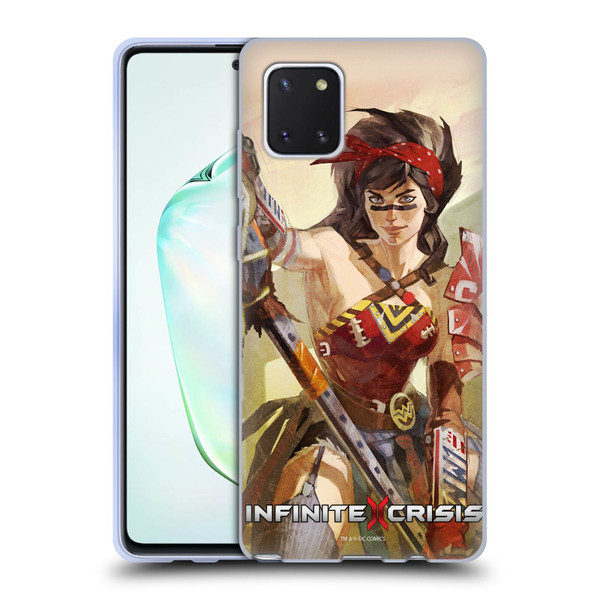 Infinite Crisis Characters Atomic Wonder Woman Soft Gel Case for Samsung Galaxy Note10 Lite