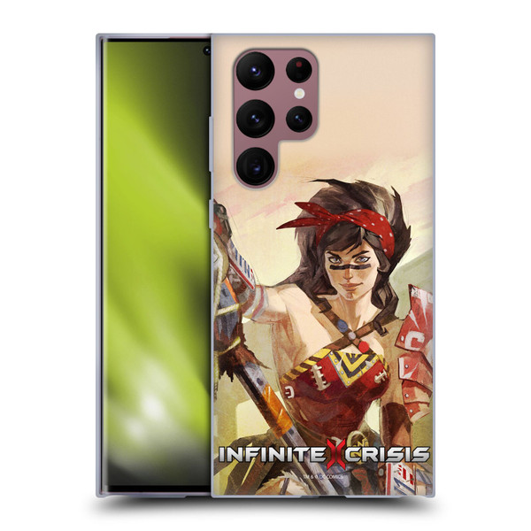 Infinite Crisis Characters Atomic Wonder Woman Soft Gel Case for Samsung Galaxy S22 Ultra 5G
