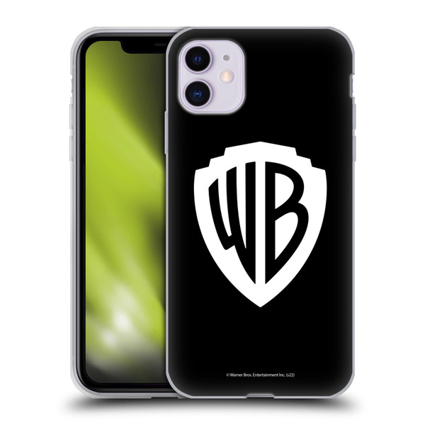 Warner Bros. Shield Logo Black Soft Gel Case for Apple iPhone 11