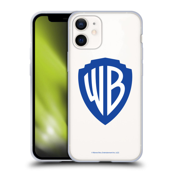 Warner Bros. Shield Logo Plain Soft Gel Case for Apple iPhone 12 Mini
