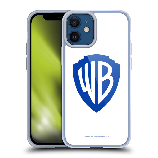 Warner Bros. Shield Logo White Soft Gel Case for Apple iPhone 12 Mini
