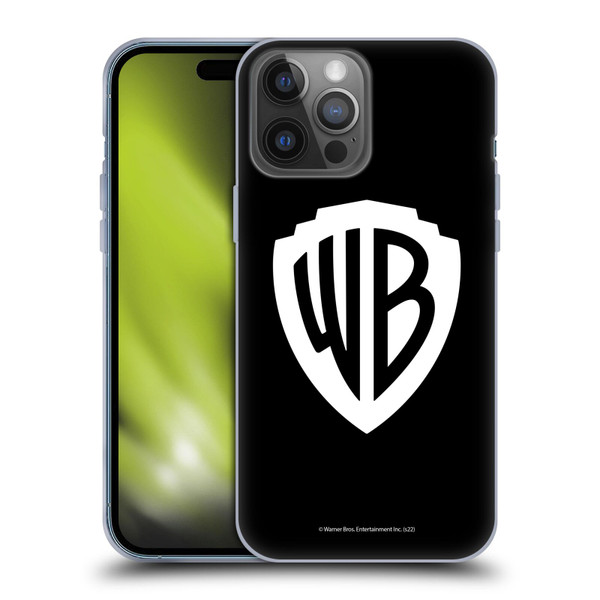 Warner Bros. Shield Logo Black Soft Gel Case for Apple iPhone 14 Pro Max