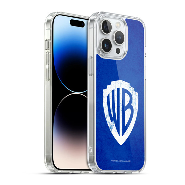 Warner Bros. Shield Logo Distressed Soft Gel Case for Apple iPhone 14 Pro Max & MagSafe