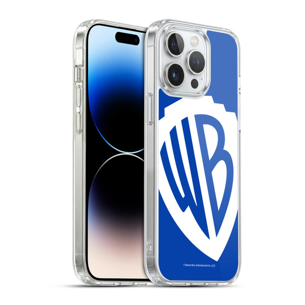 Warner Bros. Shield Logo Oversized Soft Gel Case for Apple iPhone 14 Pro Max & MagSafe