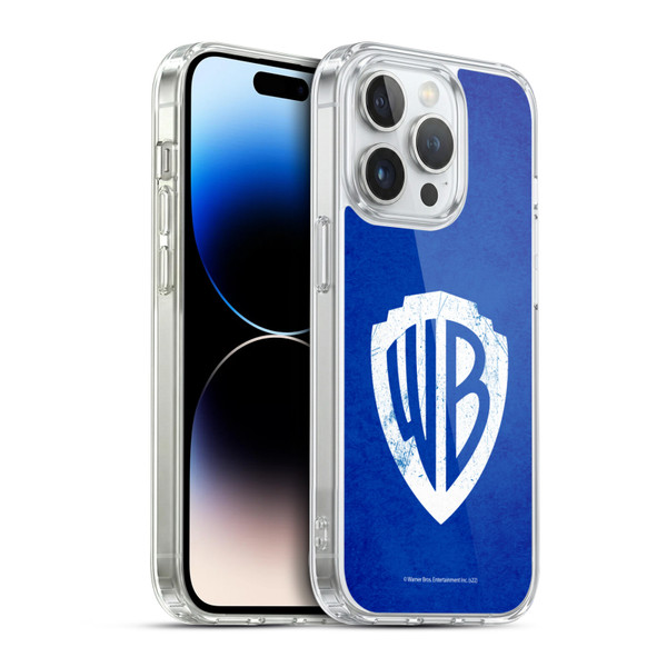 Warner Bros. Shield Logo Distressed Soft Gel Case for Apple iPhone 14 Pro & MagSafe