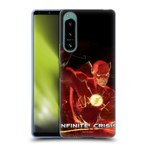 Infinite Crisis Characters Flash Soft Gel Case for Sony Xperia 5 IV