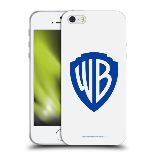 Warner Bros. Shield Logo White Soft Gel Case for Apple iPhone 5 / 5s / iPhone SE 2016