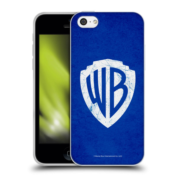 Warner Bros. Shield Logo Distressed Soft Gel Case for Apple iPhone 5c