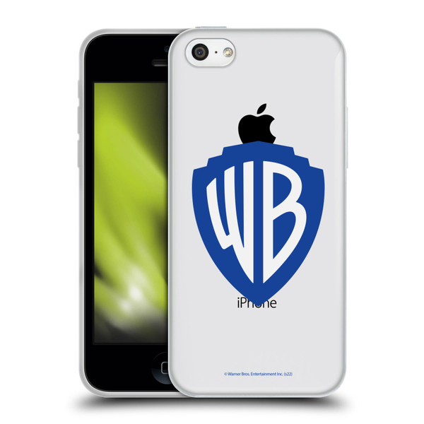Warner Bros. Shield Logo Plain Soft Gel Case for Apple iPhone 5c