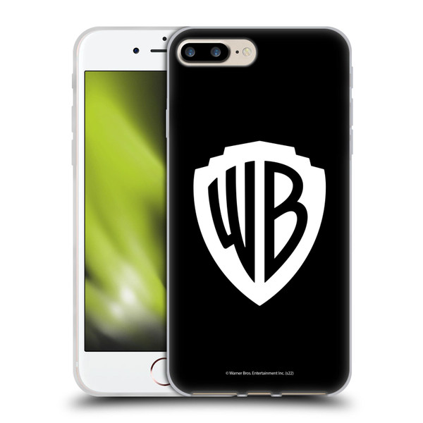 Warner Bros. Shield Logo Black Soft Gel Case for Apple iPhone 7 Plus / iPhone 8 Plus