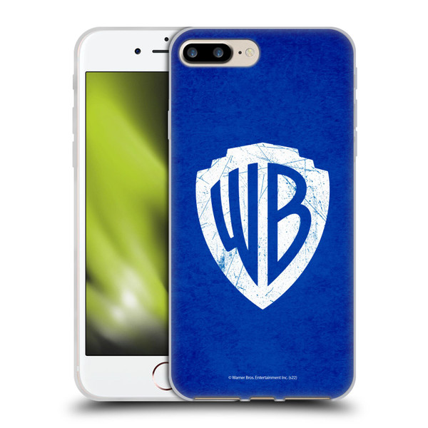 Warner Bros. Shield Logo Distressed Soft Gel Case for Apple iPhone 7 Plus / iPhone 8 Plus