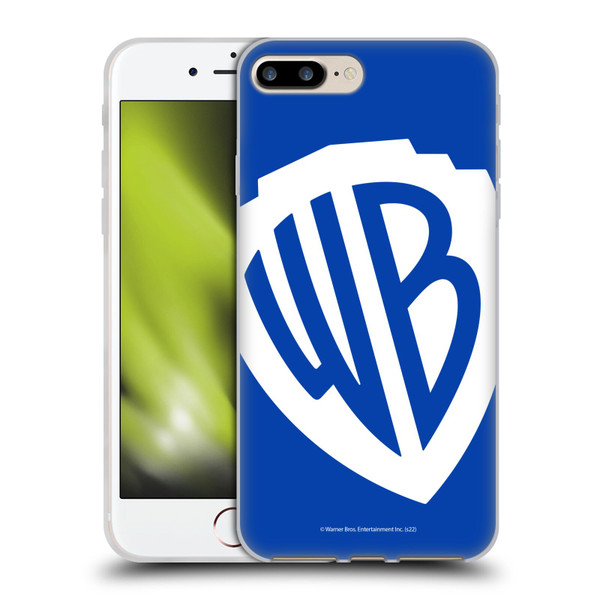 Warner Bros. Shield Logo Oversized Soft Gel Case for Apple iPhone 7 Plus / iPhone 8 Plus