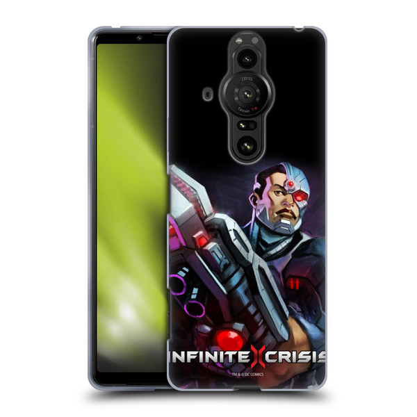 Infinite Crisis Characters Cyborg Soft Gel Case for Sony Xperia Pro-I
