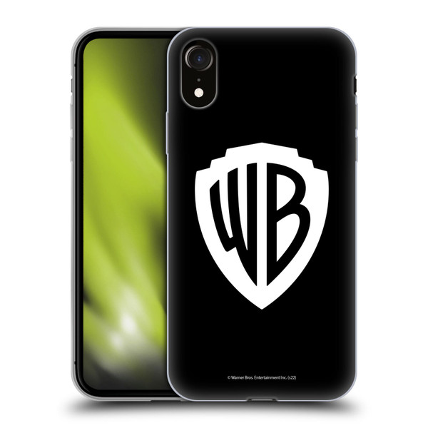 Warner Bros. Shield Logo Black Soft Gel Case for Apple iPhone XR