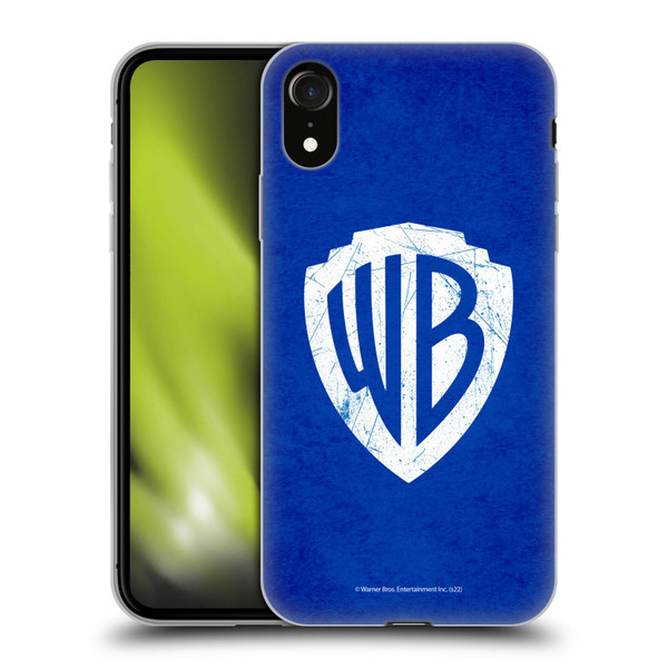 Warner Bros. Shield Logo Distressed Soft Gel Case for Apple iPhone XR