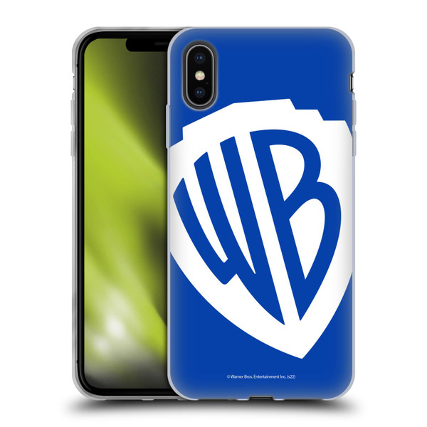 Warner Bros. Shield Logo Oversized Soft Gel Case for Apple iPhone XS Max