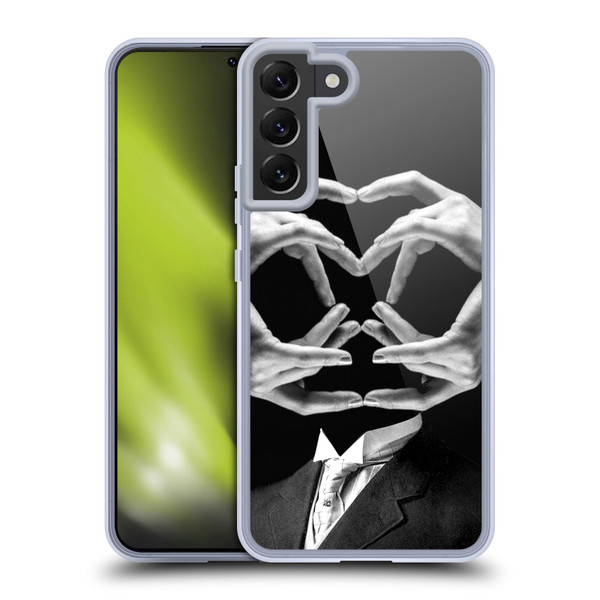 LouiJoverArt Black And White Mr Handy Man Soft Gel Case for Samsung Galaxy S22+ 5G
