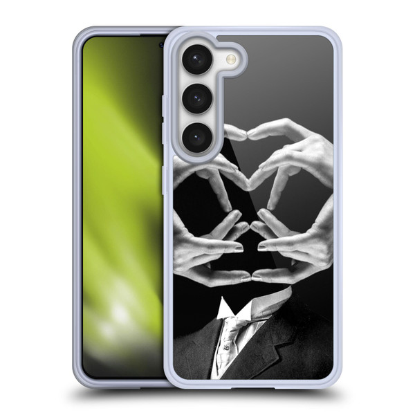 LouiJoverArt Black And White Mr Handy Man Soft Gel Case for Samsung Galaxy S23 5G