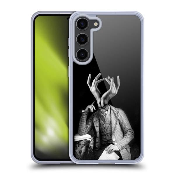 LouiJoverArt Black And White Sensitive Man Soft Gel Case for Samsung Galaxy S23+ 5G