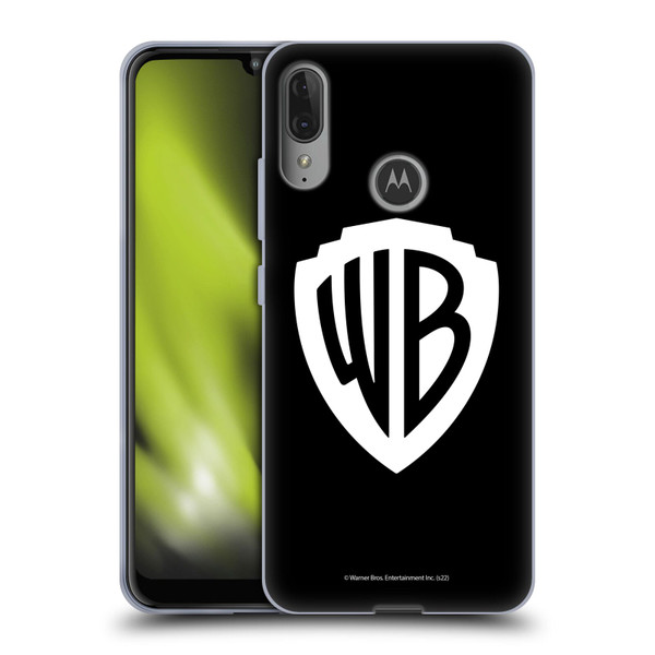 Warner Bros. Shield Logo Black Soft Gel Case for Motorola Moto E6 Plus