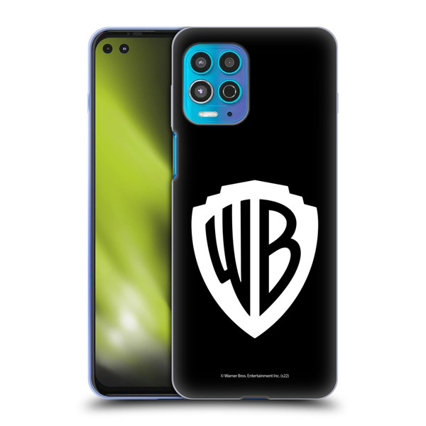 Warner Bros. Shield Logo Black Soft Gel Case for Motorola Moto G100