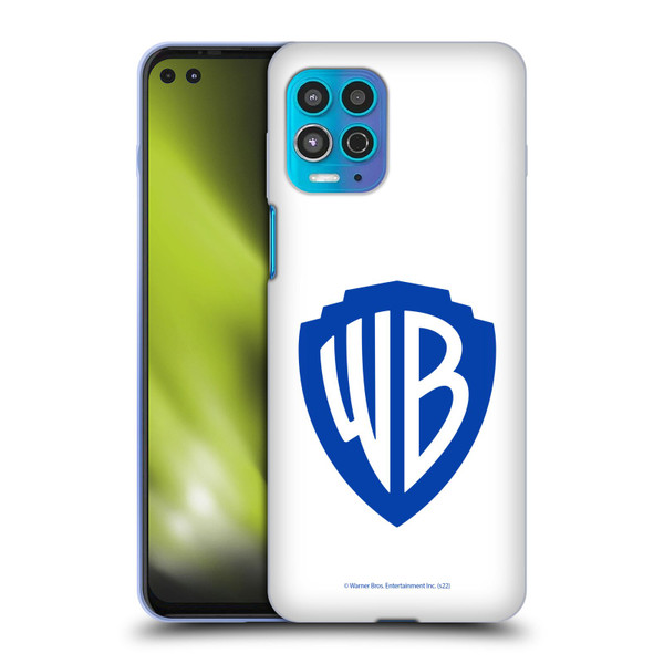 Warner Bros. Shield Logo White Soft Gel Case for Motorola Moto G100
