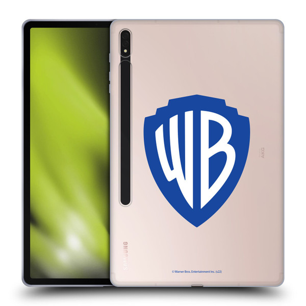Warner Bros. Shield Logo Plain Soft Gel Case for Samsung Galaxy Tab S8 Plus