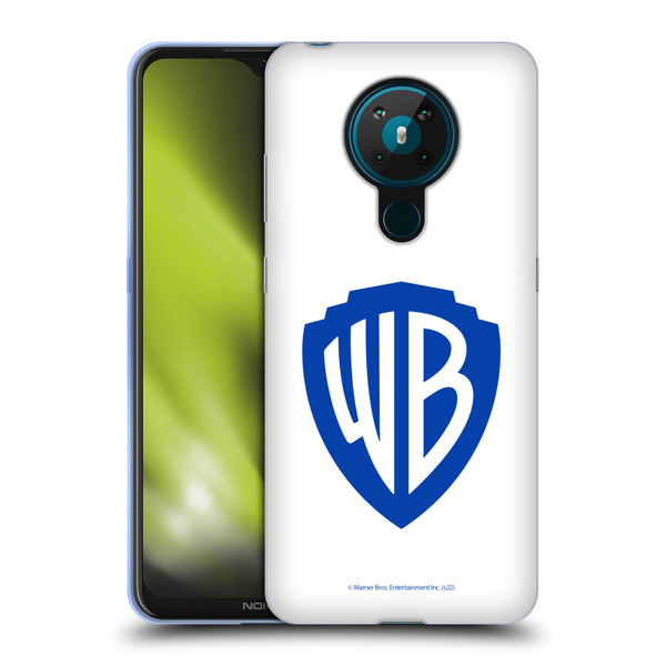 Warner Bros. Shield Logo White Soft Gel Case for Nokia 5.3