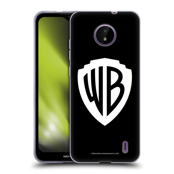 Warner Bros. Shield Logo Black Soft Gel Case for Nokia C10 / C20
