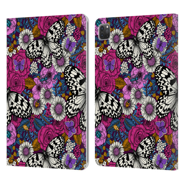 Katerina Kirilova Floral Patterns Colorful Garden Leather Book Wallet Case Cover For Apple iPad Pro 11 2020 / 2021 / 2022