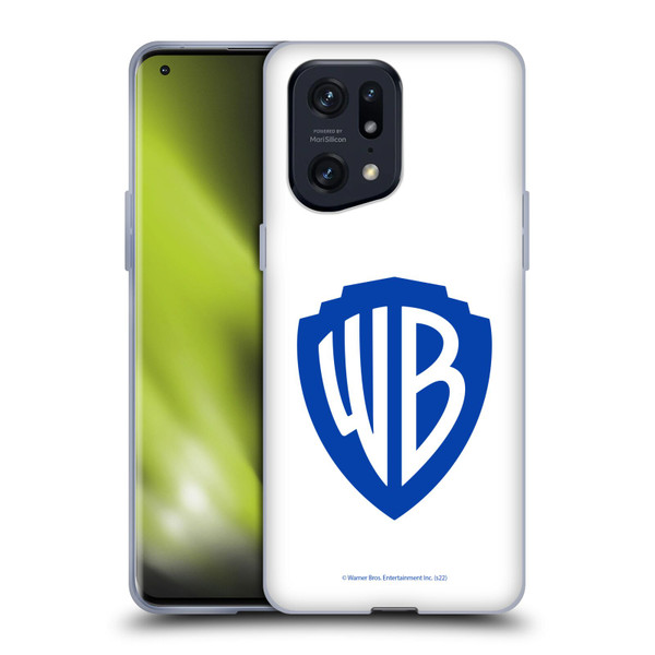 Warner Bros. Shield Logo White Soft Gel Case for OPPO Find X5 Pro