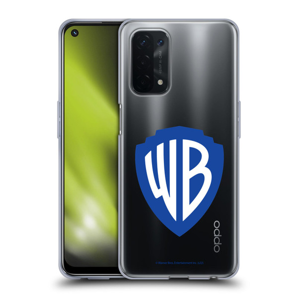 Warner Bros. Shield Logo Plain Soft Gel Case for OPPO A54 5G