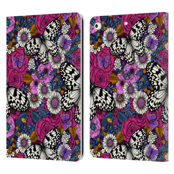 Katerina Kirilova Floral Patterns Colorful Garden Leather Book Wallet Case Cover For Apple iPad 9.7 2017 / iPad 9.7 2018