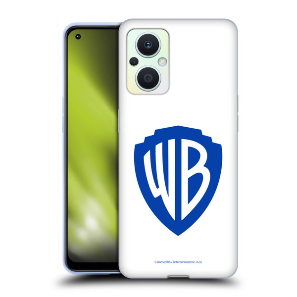 Warner Bros. Shield Logo White Soft Gel Case for OPPO Reno8 Lite