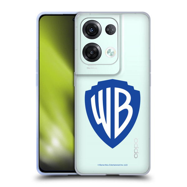 Warner Bros. Shield Logo Plain Soft Gel Case for OPPO Reno8 Pro