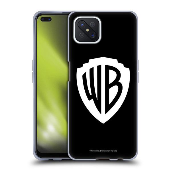 Warner Bros. Shield Logo Black Soft Gel Case for OPPO Reno4 Z 5G