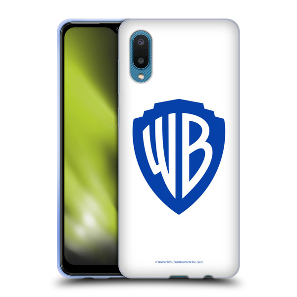Warner Bros. Shield Logo White Soft Gel Case for Samsung Galaxy A02/M02 (2021)