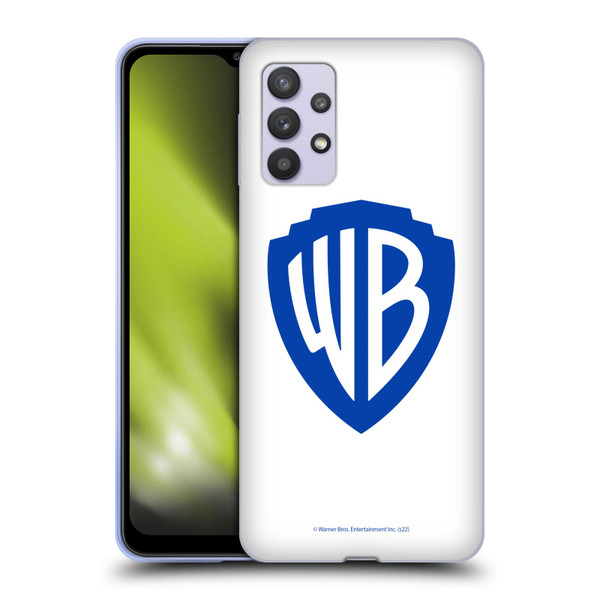 Warner Bros. Shield Logo White Soft Gel Case for Samsung Galaxy A32 5G / M32 5G (2021)