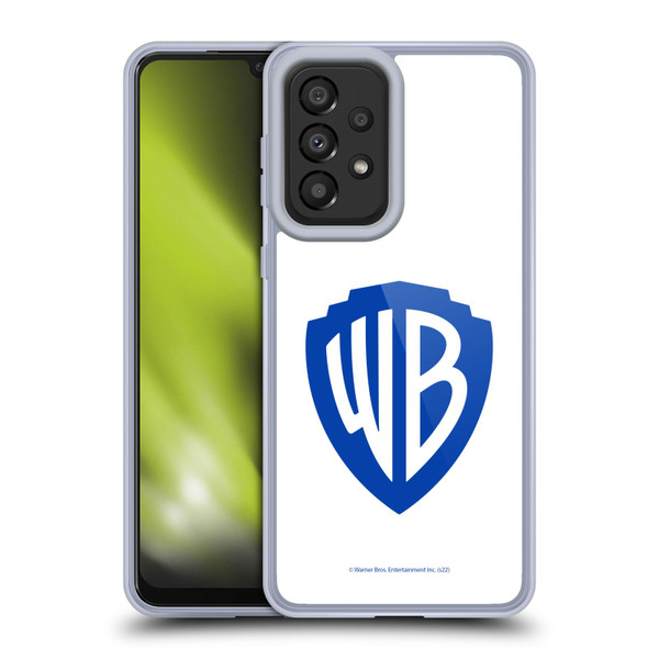 Warner Bros. Shield Logo White Soft Gel Case for Samsung Galaxy A33 5G (2022)