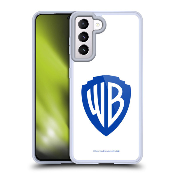 Warner Bros. Shield Logo White Soft Gel Case for Samsung Galaxy S21 5G