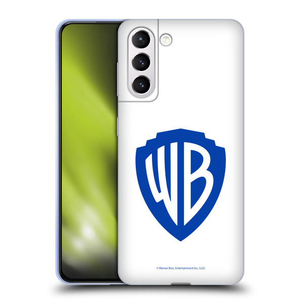 Warner Bros. Shield Logo White Soft Gel Case for Samsung Galaxy S21+ 5G