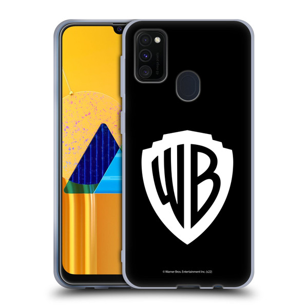 Warner Bros. Shield Logo Black Soft Gel Case for Samsung Galaxy M30s (2019)/M21 (2020)