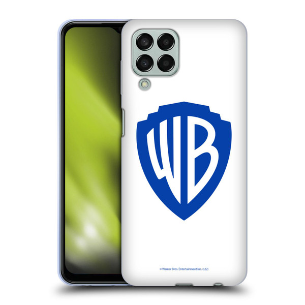 Warner Bros. Shield Logo White Soft Gel Case for Samsung Galaxy M33 (2022)