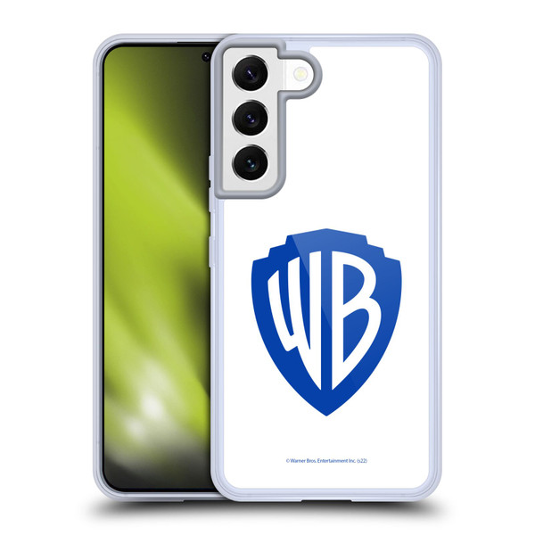 Warner Bros. Shield Logo White Soft Gel Case for Samsung Galaxy S22 5G