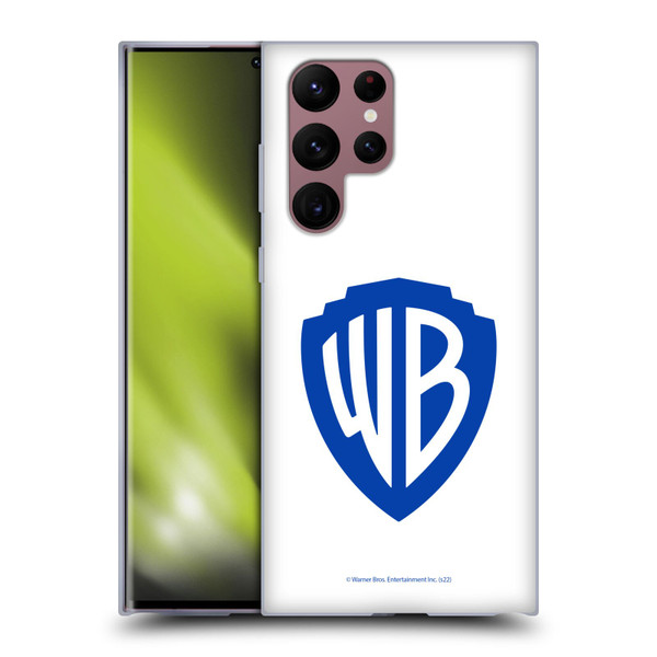 Warner Bros. Shield Logo White Soft Gel Case for Samsung Galaxy S22 Ultra 5G