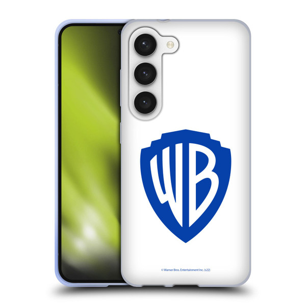 Warner Bros. Shield Logo White Soft Gel Case for Samsung Galaxy S23 5G