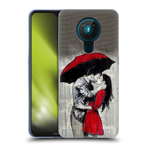 LouiJoverArt Red Ink A New Kiss 2 Soft Gel Case for Nokia 5.3
