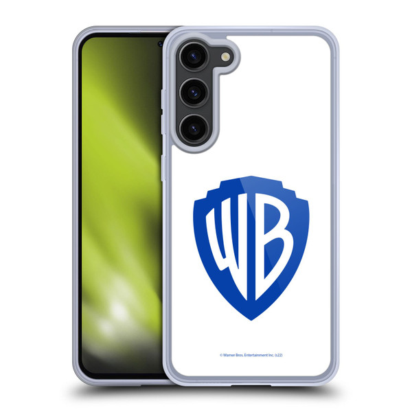 Warner Bros. Shield Logo White Soft Gel Case for Samsung Galaxy S23+ 5G