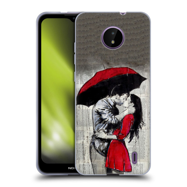 LouiJoverArt Red Ink A New Kiss 2 Soft Gel Case for Nokia C10 / C20